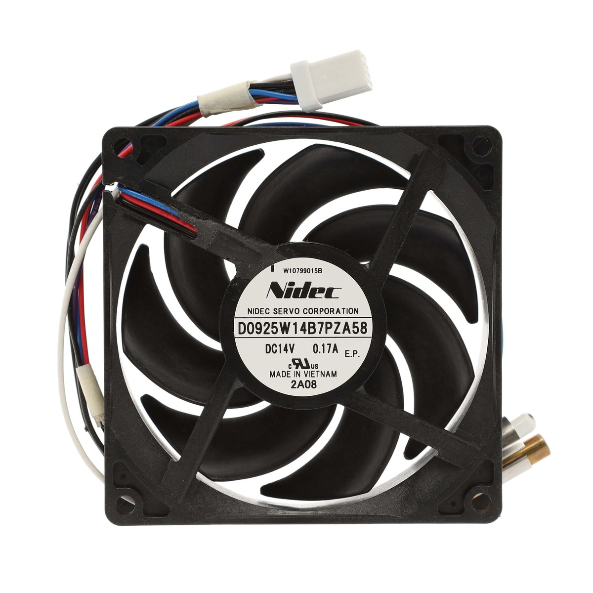 W11087438 - Genuine OEM Whirlpool Refrigerator Evaporator Fan Motor